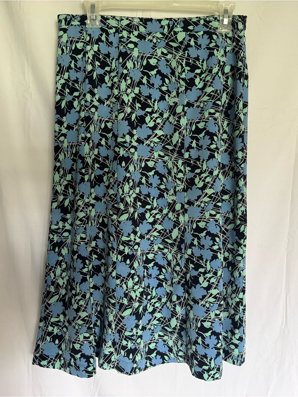 Vintage 90s Floral Midi Skirt Fairy Cottagecore Flowy Size 8